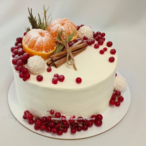 Author's cake "Mandarin Vibe"